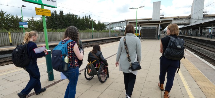 AAP and EWR designers with MWJV walk Bletchley