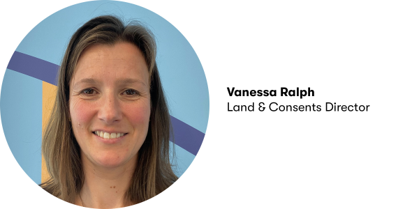 Vanessa, land and consents director