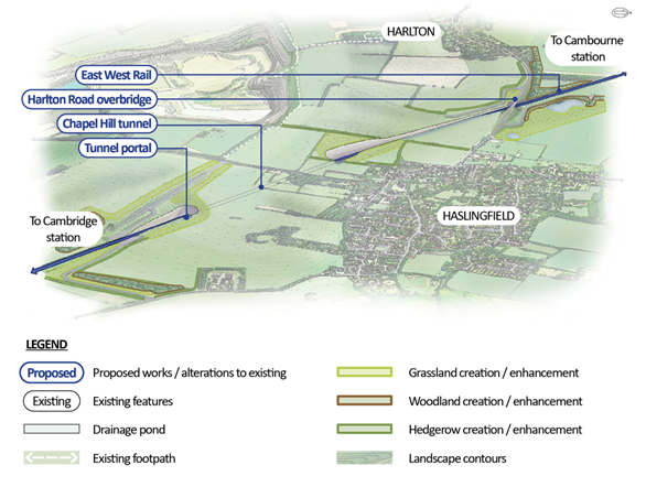 An indicative illustration of Chapel Hill tunnel