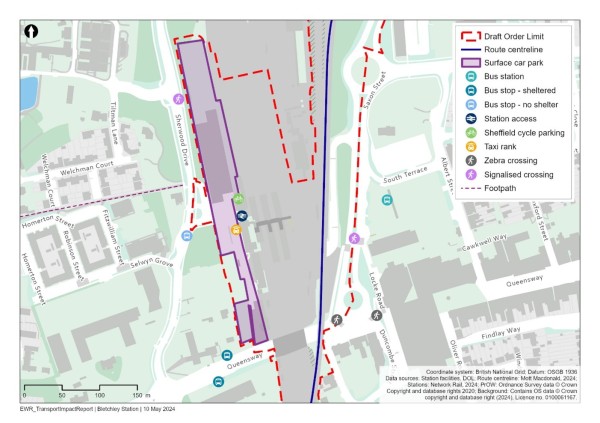 Figure 18 is an image showing the proposed transport facilities at Oxford Parkway station