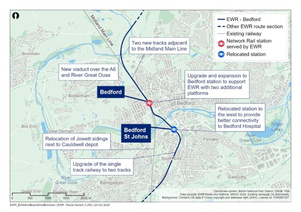 Figure 4 is an image showing the Bedford study area