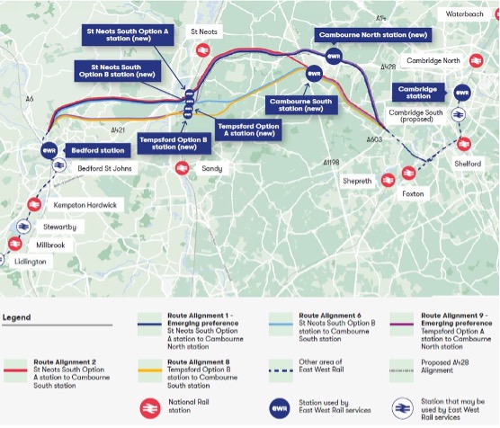 Section D - Clapham Green to The Eversdens