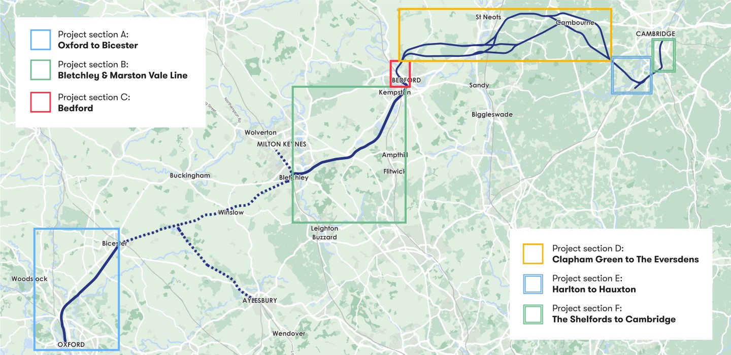 The six geographic areas of this consultation