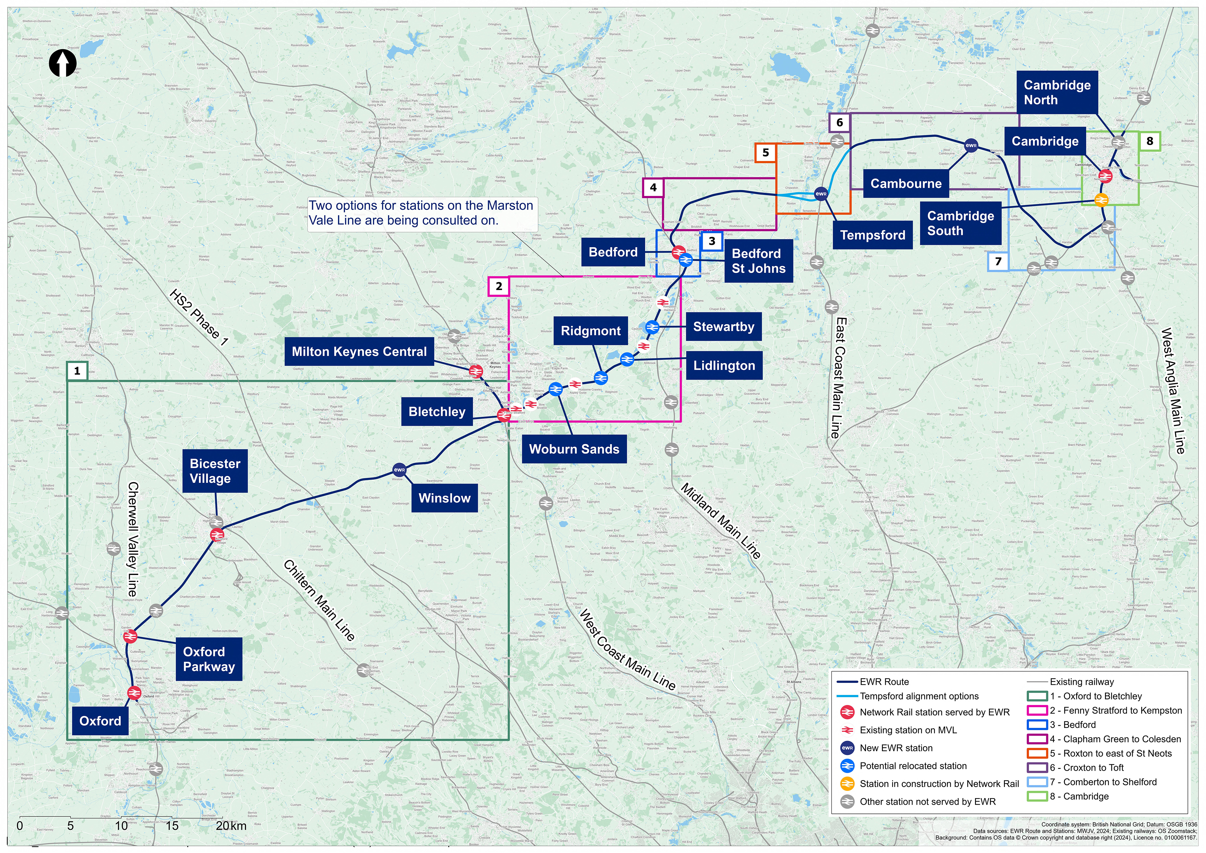 EWR Route Section Overview