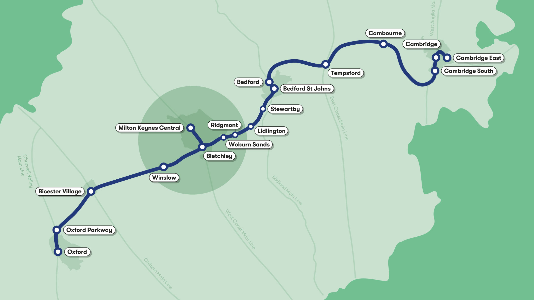 EWR Route Map GEO SIMPLE AREA BLETCHLEY MK CROP GREEN 0726