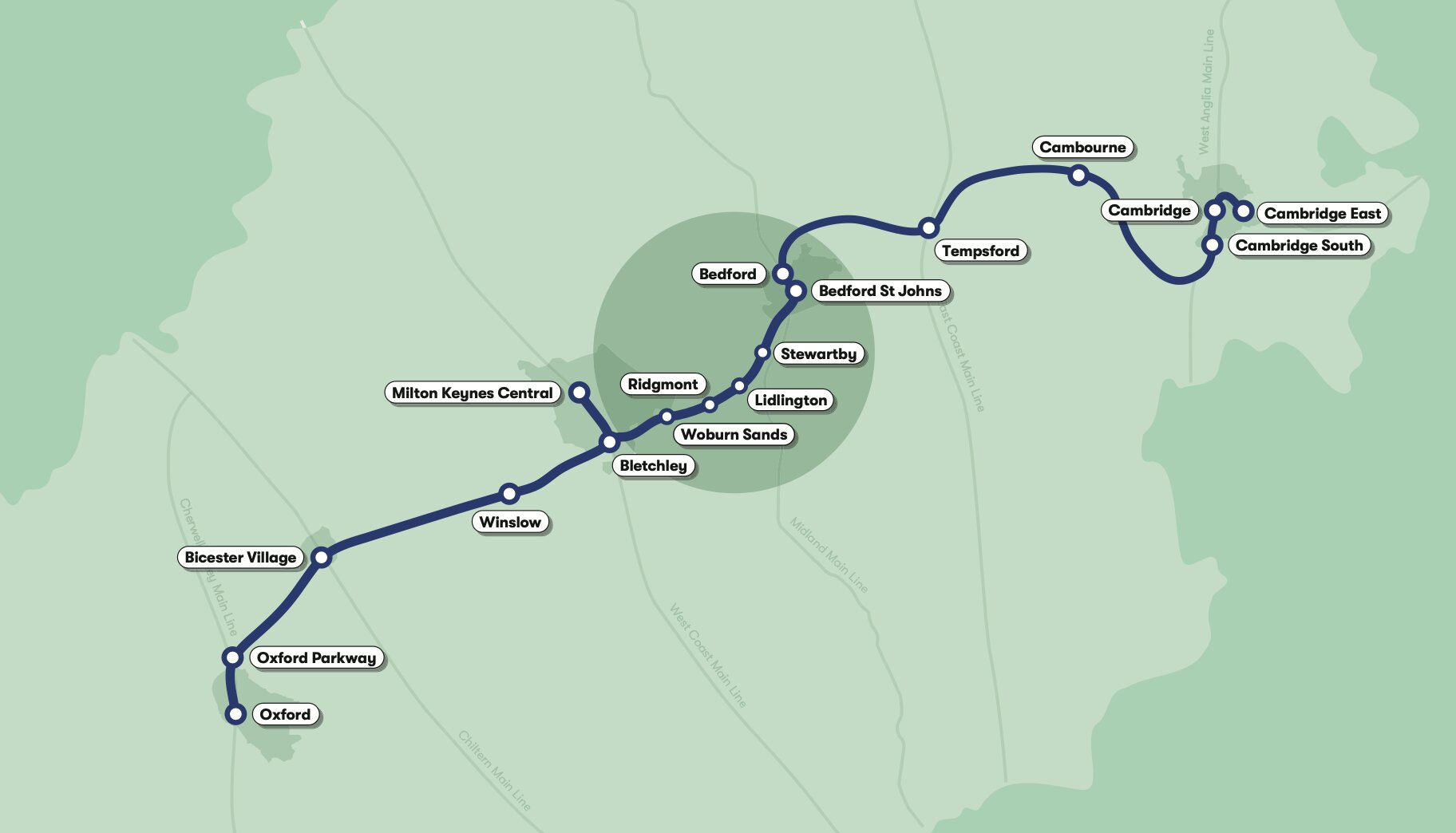 Bedfordshire map