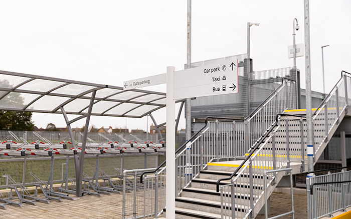 Image of station signage