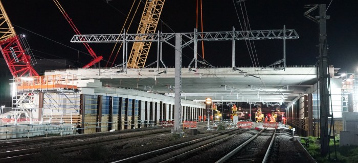 Bletchley flyover rebuild May 2021 1