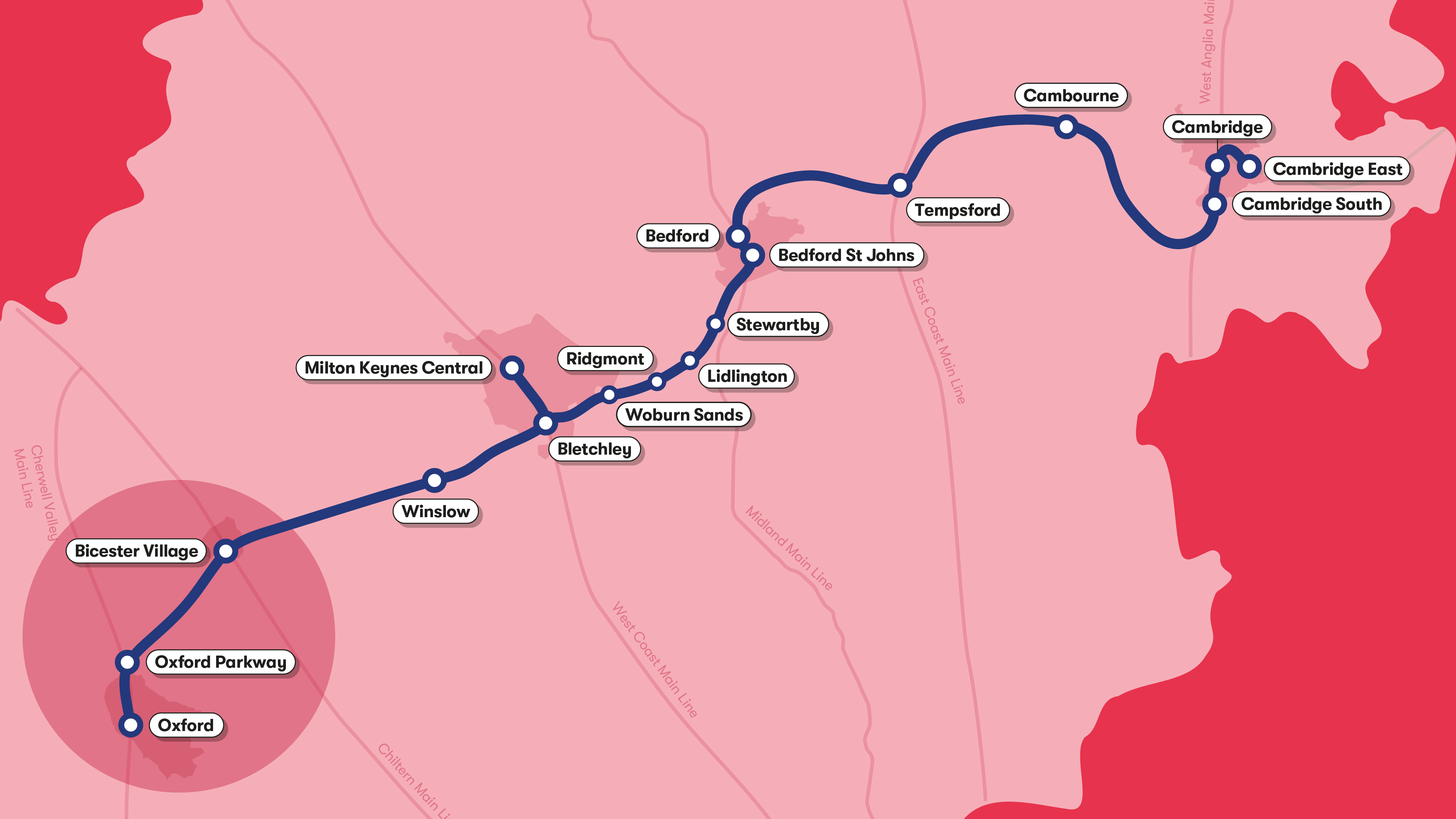 EWR Route Map GEO SIMPLE AREA OXFORD HIGHLIGHT 0626