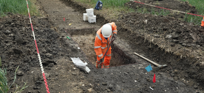 Trench digging